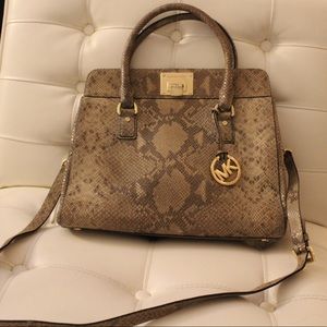 Michael Kors python purse